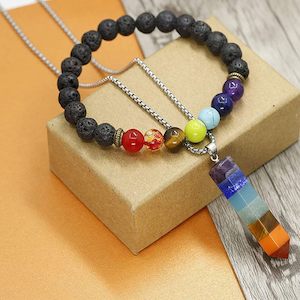 Chakra Gemstone Healing Set - Necklace & Bracelet