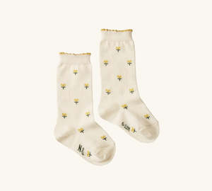 Organic Cotton Socks - Tulips