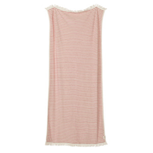 Clothing: Beach Towel - Red Sea Stripe