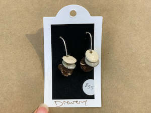 Pottery: Melanie Drewery Ceramic earrings