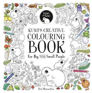 Books: Kuwi's Creative Colouring Book for big and small people