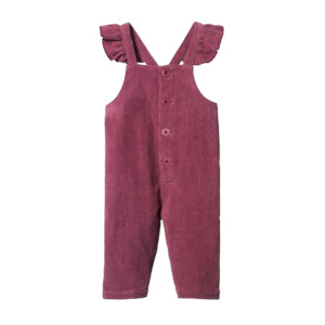 Nature Baby Sale: Orchard Overalls Cord - Rhubarb