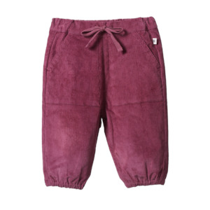 Frankie Cord Pants - Rhubarb