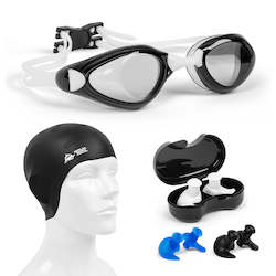 Adults Swimming Package: Goggles, EarPlugs, Cap