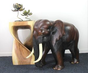 20″ Xtra Large Wooden Elephant