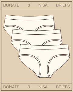 Foundation garment: Donation Briefs 3 pack