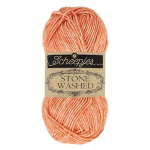 Scheepjes Stone River Washed: Scheepjes Stone Washed - 816 - Coral