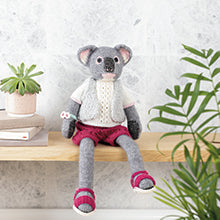 Knitted Wild Animal Friends by Louise Crowther - Poppy the Koala