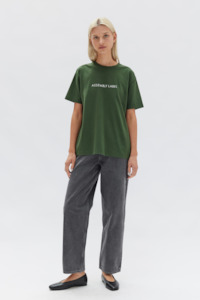 Womenswear: Everyday Organic Logo Tee | Forest