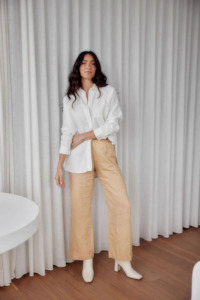 Womenswear: Billie Shirt | White Linen