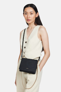 Womenswear: Fox Crossbody Bag | Black Bubble