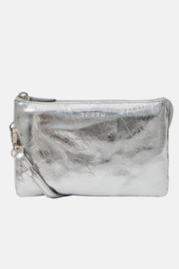 Tilly Crossbody | Silver Crinkle