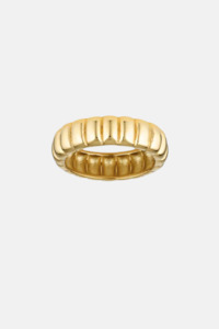 Caterpillar Ring | Gold Plated