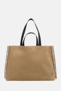 Alphonese Tote | Camel/Black