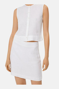 Womenswear: MSCH Claritta Skirt | Bright White