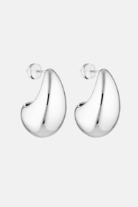 Blob Earrings | Silver