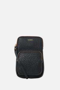 Womenswear: Nikko Pocket Phone Sling | Black Bubble