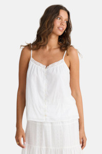 Dahlia Cami | White