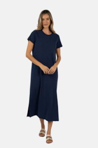 Basic Tee Dress | Navy