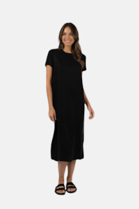 Milano Tee Dress | Black