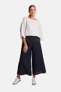 Studio Crop Pant | Navy