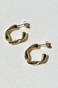 Amalfi Hoops | Gold