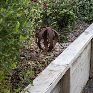 Corten Spheres: Toddler sphere