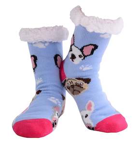 Nuzzles Snuggle: Nuzzles - Women's Pooch - Blue Foot Covering