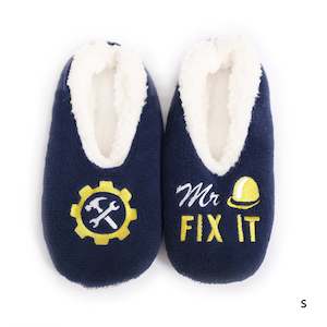 Sploshies - Men's Medium Duo Mr Fix It Foot Covering Slipper