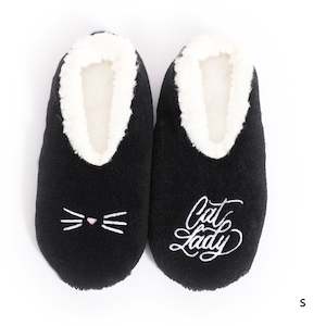 Sploshies - Women's Small Duo Cat Foot Covering Slipper