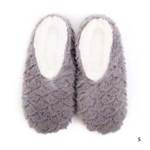 Sploshies - Women's Small Petals Grey Foot Covering Slipper