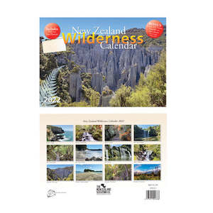 Diaries Calendars: THE NZ SOUVENIR - NEW ZEALAND WILDERNESS CALENDAR 2024