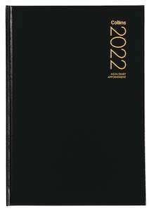 Collins Diary A53a Black Appointment Even Year