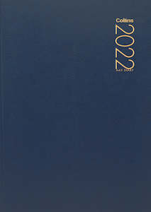 Collins Diary A43 Navy Even Year