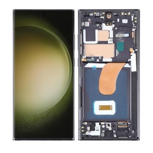 Samsung Galaxy S23 Ultra 6.78" OLED LCD Screen with Frame - PARTS ONLY