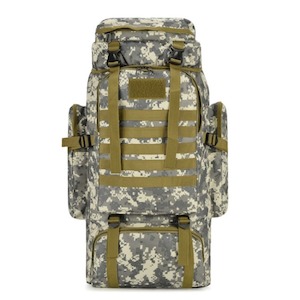 56 to 75L Molle System Hiking/Adventure Backpack, Water Resistant