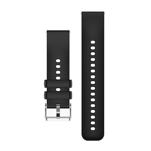 Watch Strap Replacement, 22mm Width , Silicone, Stainless Steel Buckle, Anti-Sweat