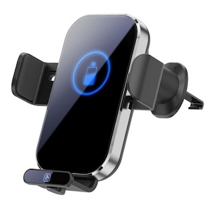 X10 15W Car Wireless/66W USB Wireless Phone Charger/Mount, Auto-Clamp Vent Mount