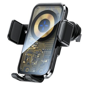 Automotive: X11 15W Car Wireless Phone Charger/Mount, Auto-Clamping, Vent Mount, Super Capacitor