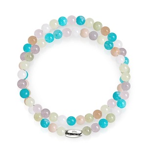 Glimmering Glaciers | Silver | Gilded Turquoise Gemstone Wrap