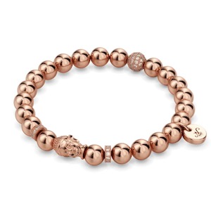 18k Rose Gold | Gilded Buddha Bracelet