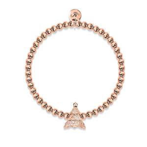 Evergreen | 18k Rose Gold | Crystal Holiday Tree