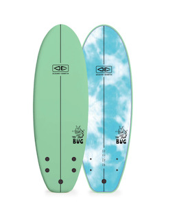 Clothing: O & E Bug 4'8" Softboard Spearmint