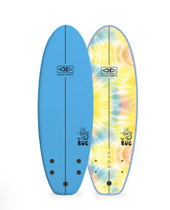 O & E Bug 4'8" Softboard Blue