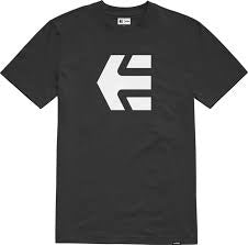 Clothing: Etnies Kids Icon Tee (Black/White)