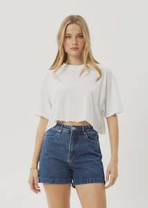 Clothing: Afends Slay Cropped- Oversized Tee Oversized Tee