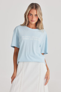 Lovers Relaxed Tee - Sky Blue