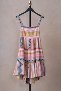 Devotion Athina Dress - Multi Pink