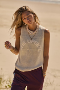 The Upside: Knitted Tara Tank - Natural