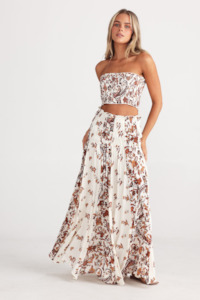 Balmoral Skirt/Strapless Dress - Marbella